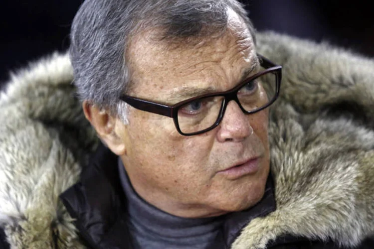 Martin Sorrell, da WPP: companhia reafirmou suas metas de crescimento de vendas e rentabilidade para o ano (Simon Dawson/Bloomberg)