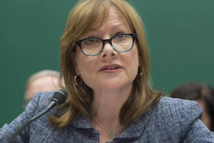 A diretora executiva da GM, Mary Barra: defeito causou ao menos 13 mortes (Jim Watson/AFP)