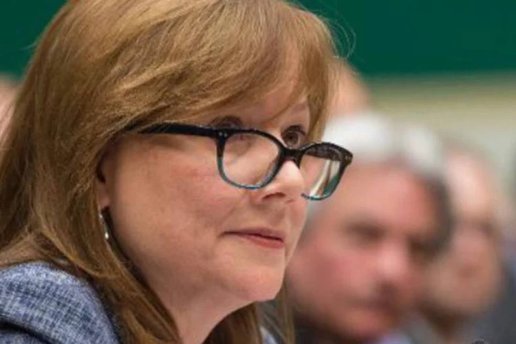 Mary Barra, presidente da General Motors, em audiência no Congresso norte-americano: "A GM de hoje fará o que for correto" (AFP)