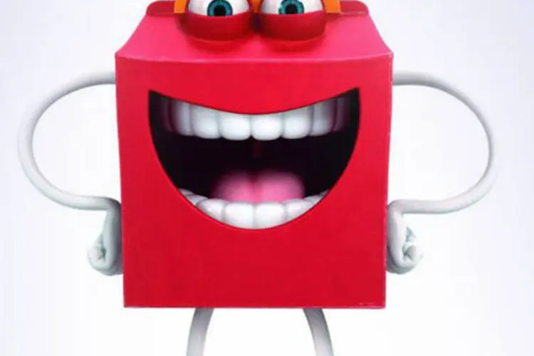 Mascote Happy, do McDonald's: "alimento para pesadelos", classificaram usuários nas redes sociais (Divulgação/McDonalds)