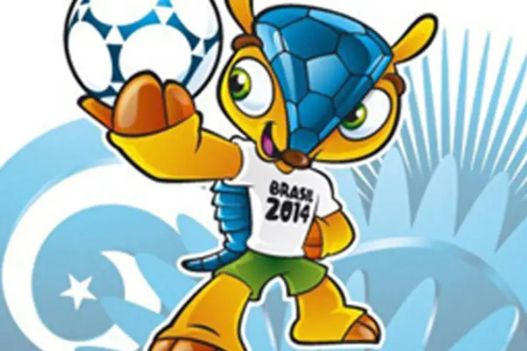 Fuleco, mascote da Globo Marcas para o Copa do Mundo de 2014: parceria conta com a inclusão de companhias do segmento de vestuário, calçados e acessórios (Divulgação)