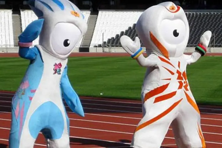 Mascotes das Olimpíadas de Londres: acréscimo do número de horas de transmissão é relacionado diretamente com a cobertura digital (Divulgação)