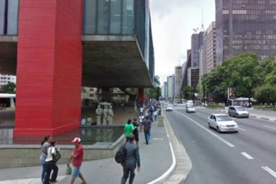 Imagem do Museu de Arte de São Paulo (Masp), capturada através do Google Street View