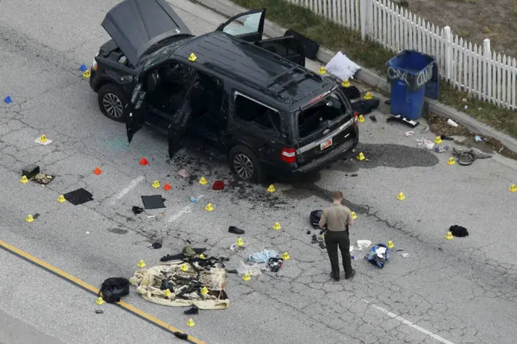 
	Massacre em San Bernardino: autoridades acreditam que o tiroteio foi premeditado e planejado com certa anteced&ecirc;ncia
 (Reuters)