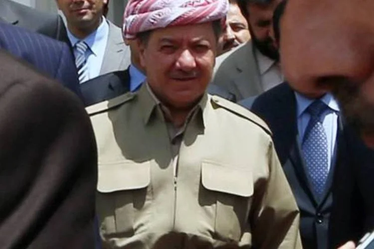 Masud Barzani pediu aos parlamentares curdos que preparem a organização de um referendo sobre o direito à autodeterminação desta região do norte do Iraque (Safin Hamed/AFP)