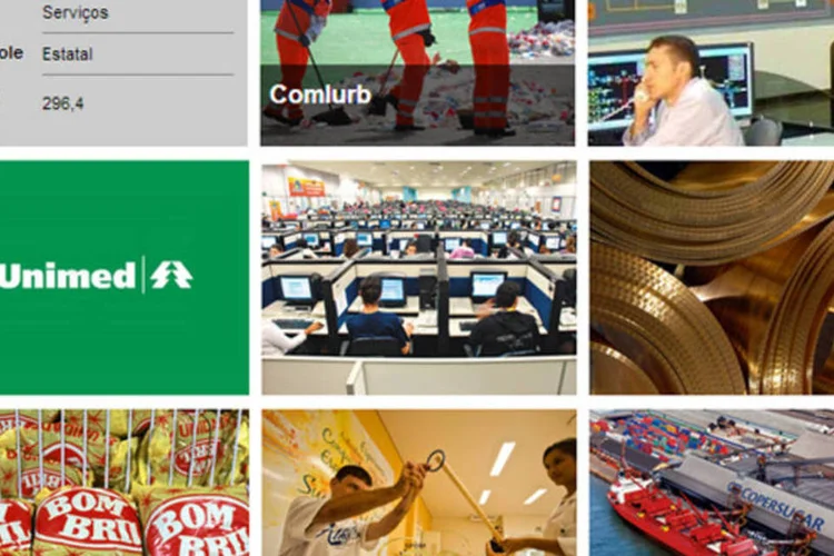 Infográfico: as 15 empresas mais endividadas de 2012 (Beatriz Blanco / EXAME.com)