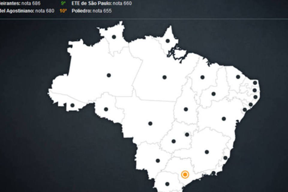 10 melhores escolas de cada capital do país segundo o Enem