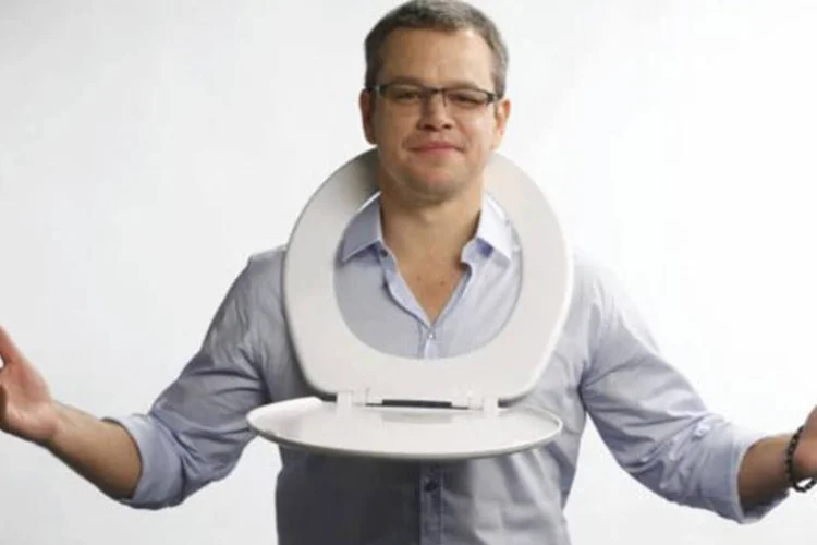 
	Matt Damon em campanha da Water.org
 (Divulgação)