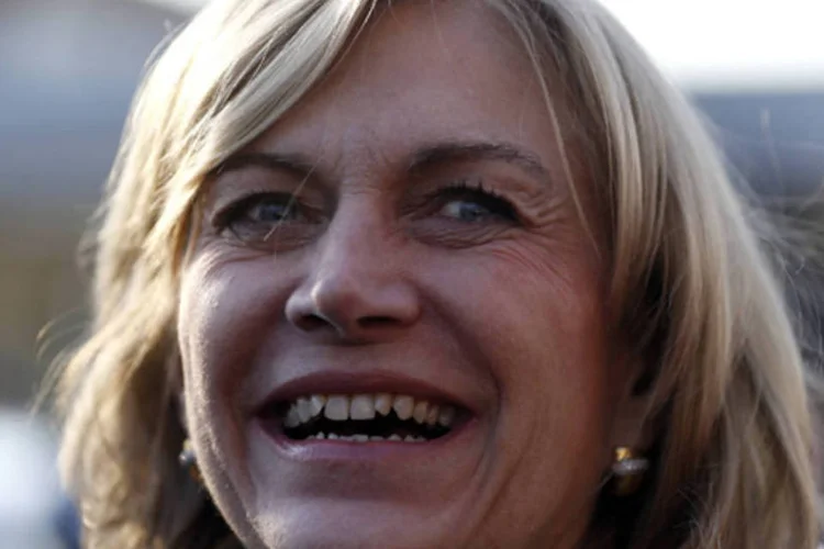 A ex-ministra do trabalho, Evelyn Matthei: Aliança precisou encontrar um novo nome às pressas depois da inesperada renúncia do ex-favorito Pablo Longueira, por motivo de saúde (Ivan Alvarado/Reuters)