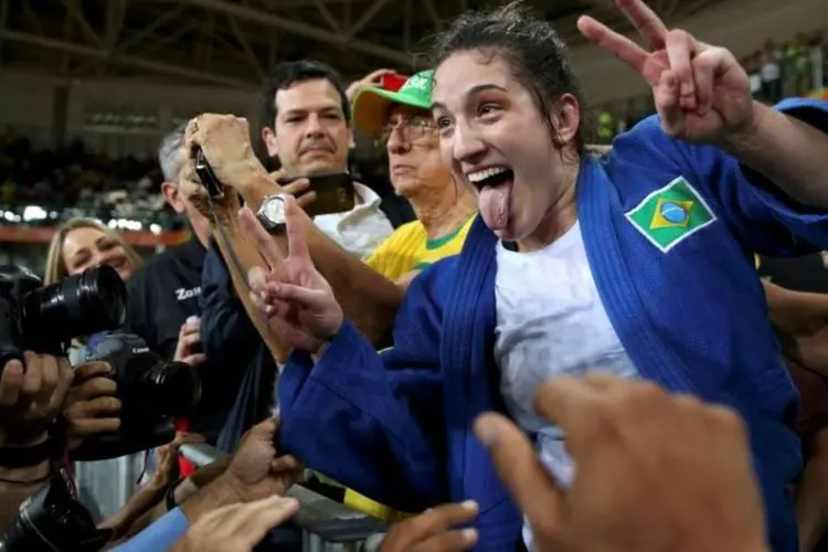 Mayra Aguiar ganha bronze para o Brasil no Judô (Toru Hanai / Reuters)