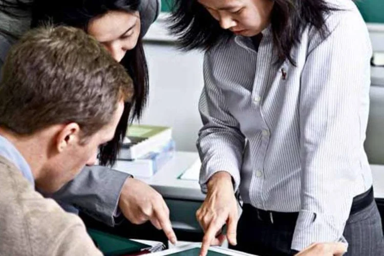Uso de tablet no curso One MBA,da FGV-Eaesp (Ricardo Benichio/EXAME.com)