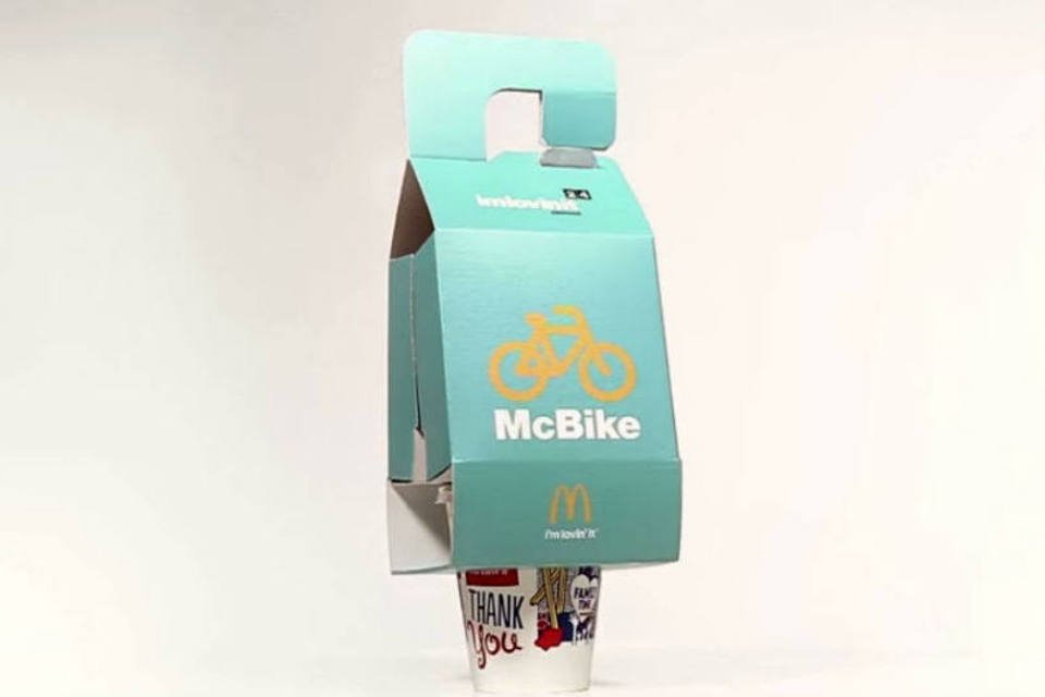 McDonald's cria nova embalagem prática para ciclistas