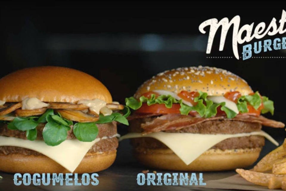 McDonald's de Portugal cria sanduíche com cogumelos e agrião