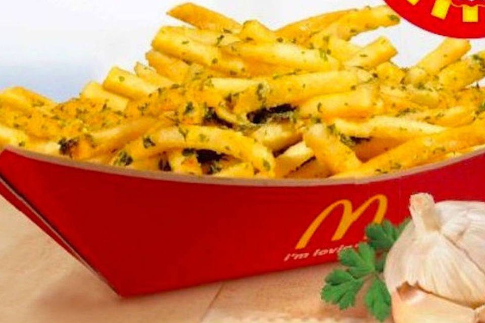 McDonald's está testando novas batatas fritas com alho