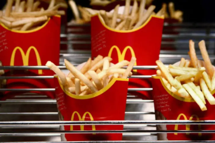 
	Batata-frita do McDonald&#39;s: a maior rede de restaurantes do mundo em receita anunciou um lucro l&iacute;quido de 1,52 bilh&atilde;o de d&oacute;lares
 (Jason Alden/Bloomberg)
