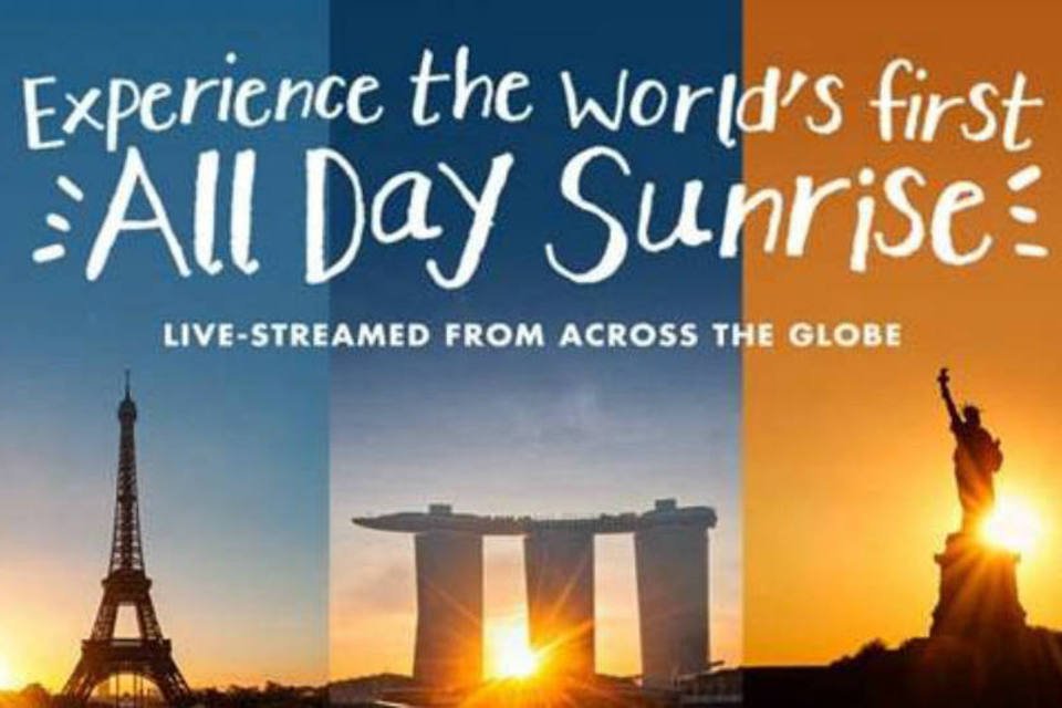 McDonald's transmite via web primeiro nascer do sol de 2015