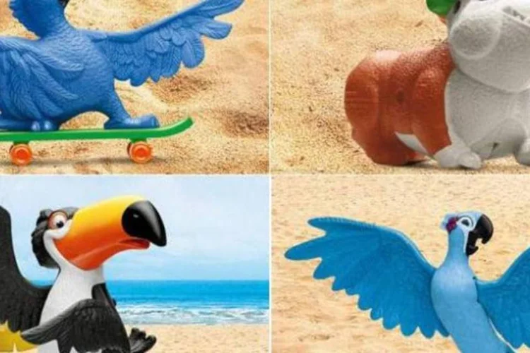 McLanche Feliz: promoção com personagens do filme Rio foi divulgada em trailers do filme (Montagem sobre Divulgação)