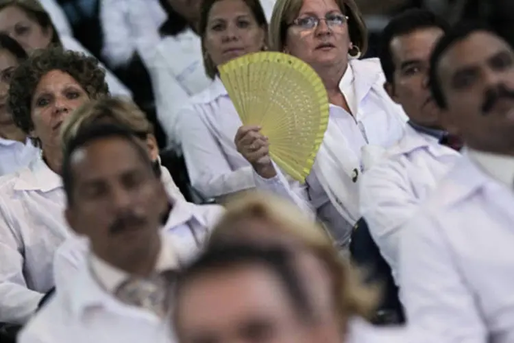 
	M&eacute;dicos estrangeiros do Mais M&eacute;dicos: segundo Chioro, o Brasil estava cumprindo sua parte
 (REUTERS/Ueslei Marcelino)