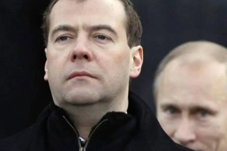 Dmitri Medvedev, presidente da Rússia admitiu: 'não há uma máquina eleitoral perfeita' (Ivan Sekretarev/AFP)