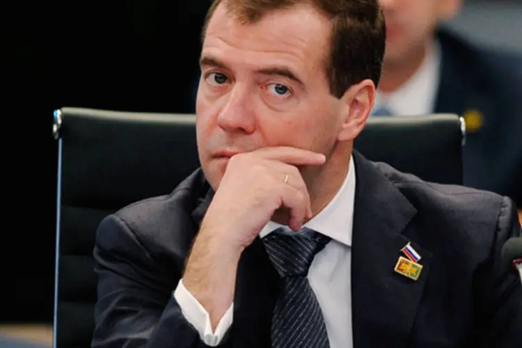 O presidente da Rússia, Dmitri Medvedev acrescentou que as Forças Armadas russas continuarão se modernizando nos próximos anos (Kevork Djansezian/Getty Images)