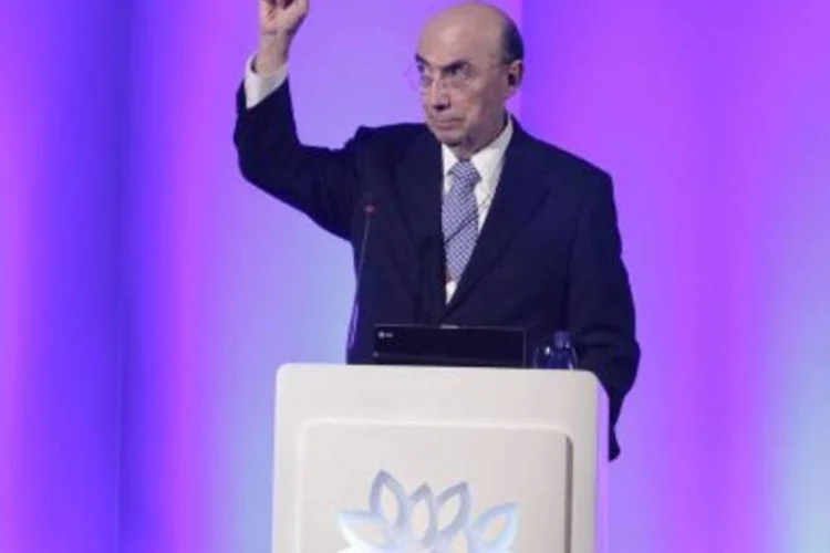 Otimista, o presidente do BC apresenta palestra durante o EXAME Fórum (.)