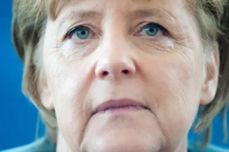 
	A chanceler alem&atilde; Angela Merkel: seu segundo mandato termina em 2013
 (Maurizio Gambarini/AFP)