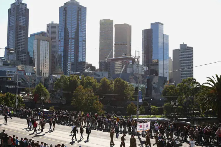 Melbourne: detidos planejavam realizar atentados em vários pontos centrais da cidade (Robert Cianflone/Getty Images)