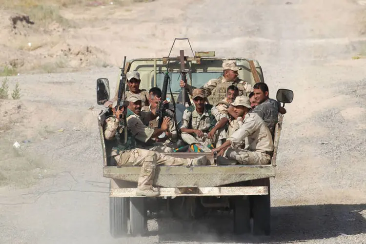 
	For&ccedil;as iraquianas: em 9 de agosto, as For&ccedil;as Armadas iraquianas se declararam dispostas a libertar Mossul
 (Alaa Al-Marjani/ Reuters)