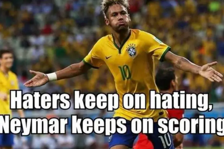 
	Meme com Neymar em Brasil e Camar&otilde;es: &quot;cr&iacute;ticos continuam odiando, e eu continuo marcando gols&quot;
 (Reprodução/Twitter)