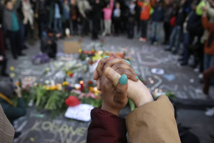 
	Atentados: a Pol&iacute;cia de NY acompanha de perto a situa&ccedil;&atilde;o na B&eacute;lgica e est&aacute; em estreito contato com s&oacute;cios internacionais e com o FBI
 (Kenzo Tribouillard / AFP)