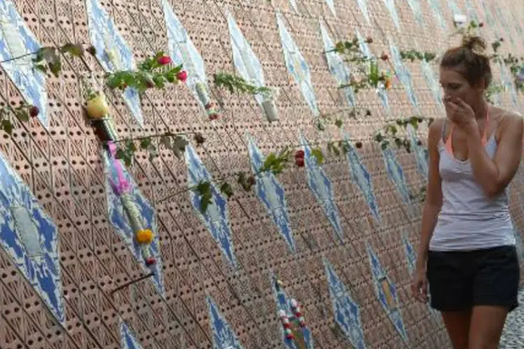 Memorial de Ban Nam Khem: maioria das vítimas do tsunami morreu na costa sul da Tailândia (AFP)