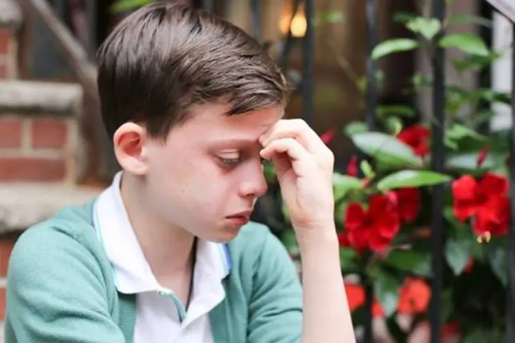 
	Na publica&ccedil;&atilde;o, um menino com aproximadamente 10 anos descreve sua preocupa&ccedil;&atilde;o com o futuro pelo fato de ser gay
 (Reprodução/Facebook/Humans of New York)