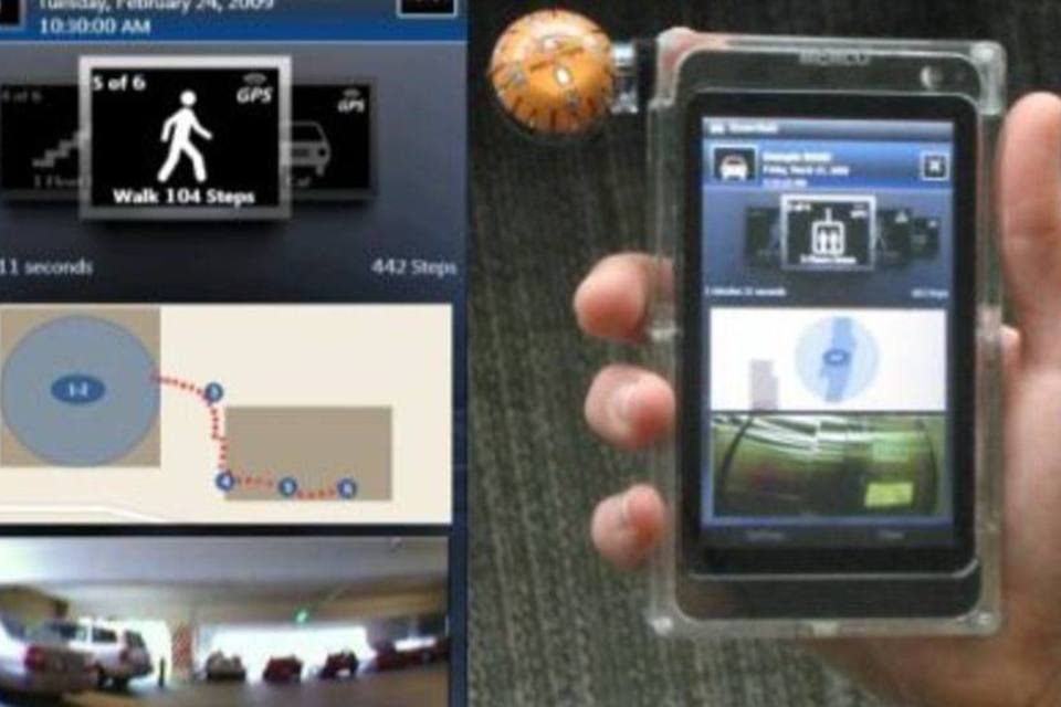 Protótipo de celular da Microsoft tem tela sensível ao toque