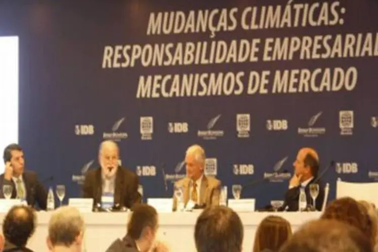 Especialistas e setor empresarial discutem mudanças climáticas e oportunidades de mercado em SP. (Vanessa Barbosa/EXAME.com)