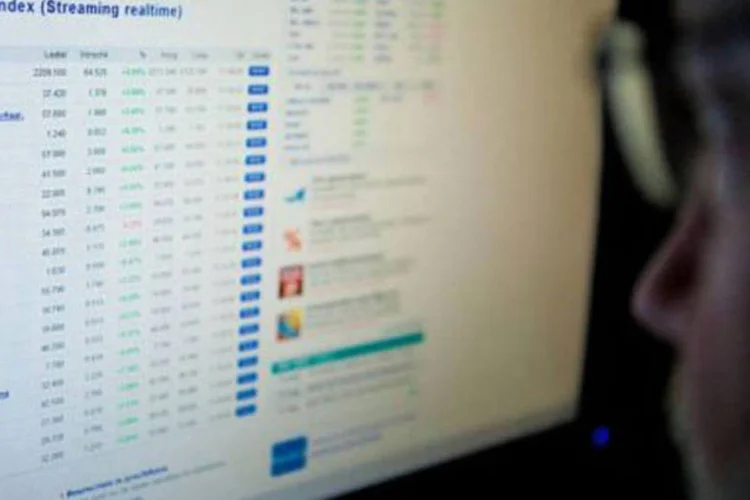 
	O &iacute;ndice Merval, da Bolsa de Com&eacute;rcio de Buenos Aires, fechou nesta quarta-feira em alta de 1,92%
 (Siska Gremmelprez/AFP)