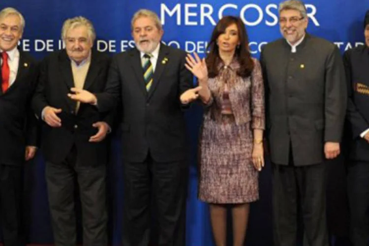 A 39ª Reunião de Cúpula do Mercosul acontece em San Juan, na Argentina (Juan Mabromata/AFP)