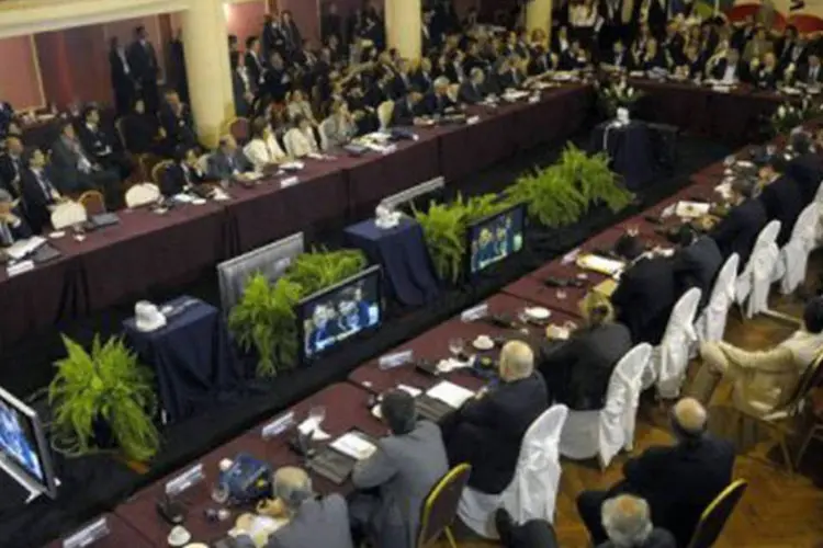 
	O Brasil confirmou a presen&ccedil;a dos presidentes de Argentina, Cristina Kirchner; Uruguai, Jos&eacute; Mujica; Bol&iacute;via, Evo Morales, e Equador, Rafael Correa
 (Santiago Mazzarovich/AFP)