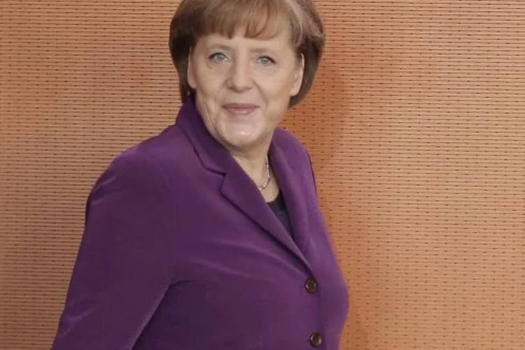 Merkel comemorou a boa saúde financeira de seu país, que, segundo ela, "deixou a crise para trás"
 (Andreas Rentz/Getty Images)