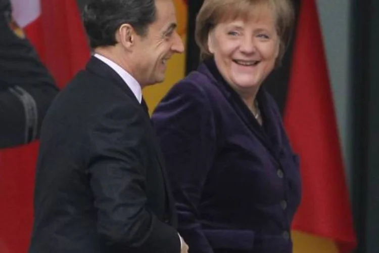 O mercado de trabalho da Alemanha está bem, mas o emprego é uma questão urgente para Sarkozy, que enfrenta uma eleição daqui a menos de quatro meses (Sean Gallup/Getty Images)