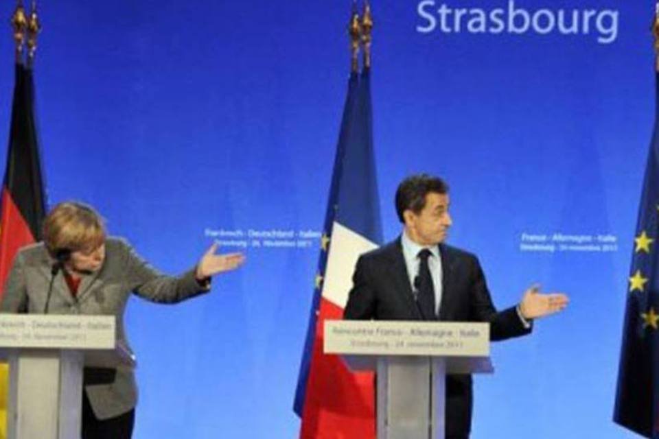'Queda' da Itália será 'fim do euro', dizem Sarkozy e Merkel