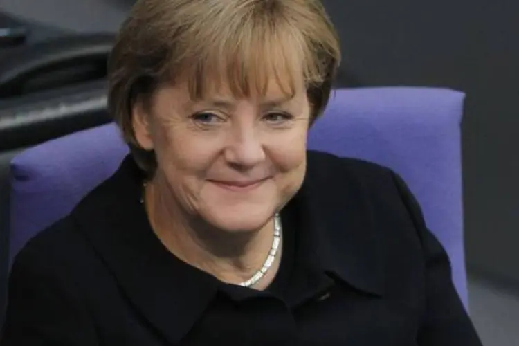 Na terça-feira, a chanceler alemã, Angela Merkel, também aliviou os temores de mercado em relação a um possível contágio da crise grega às demais economias europeias (Sean Gallup/Getty Images)