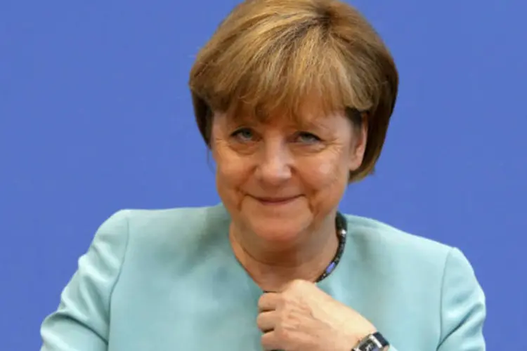 
	Merkel: se ela cumprir o mandato pelo menos at&eacute; 2017, se tornar&aacute; a l&iacute;der europeia mais longeva no poder, superando Margaret Thatcher
 (REUTERS/Tobias Schwarz)