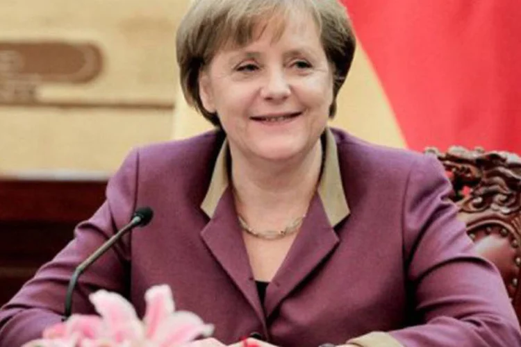 Merkel é a segunda personalidade política preferida pelos alemães, apenas superada por seu ministro das Finanças
 (Lintao Zhang/AFP)