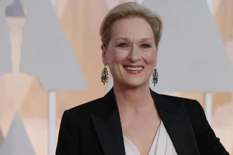 Meryl Streep: "Ela sempre interpretou papeis de mulheres fortes, criando arte ao mostrar vulnerabilidade e mostrando verdade na grande tela" (Mario Anzuoni/Reuters)