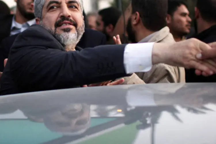 
	O l&iacute;der do Hamas, Khaled Meshaal: Meshaal e Abbas se reuniram na quarta-feira no Cairo pela primeira vez em 11 meses
 (REUTERS)