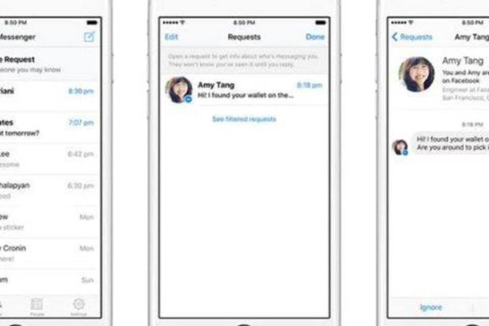 Facebook anuncia mudanças no Messenger