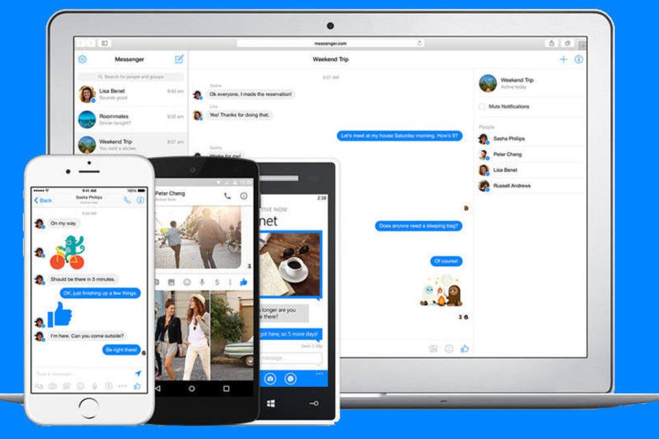Facebook lança versão web do Messenger com menos distrações