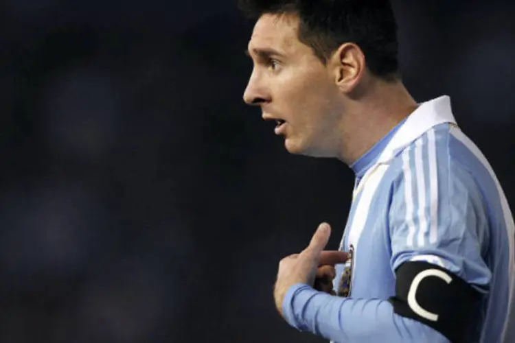 
	Lionel Messi: ao lado de mais tr&ecirc;s craques, a estrela da sele&ccedil;&atilde;o argentina se prepara para a Copa ao som de trilha da Disney em comercial
 (REUTERS/Marcos Brindicci)