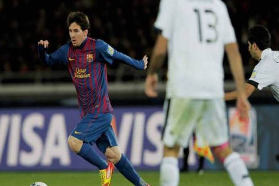 Barcelona, clube de Lionel Messi, passou com facilidade pelos dois clubes com quem jogou até conquistar o título mundial (Getty Images)