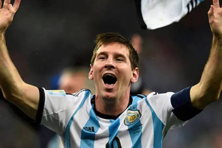 
	A Argentina assumiu o primeiro lugar no ranking mensal da Fifa e jogou a Alemanha, atual campe&atilde; do mundo, para o segundo lugar
 (REUTERS/Dylan Martinez)